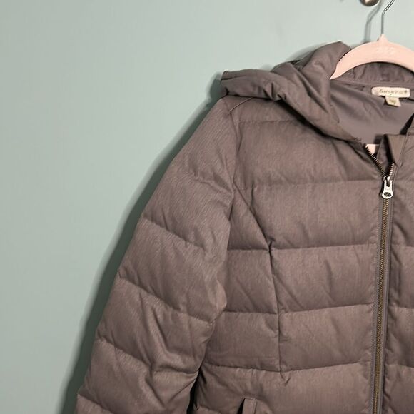Garnet Hill Hooded Down Puffer Jacket - Picture 4 of 10